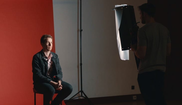 producing a client testimonial review