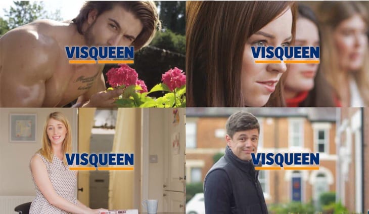 all the tv adverts we produced for visqueen