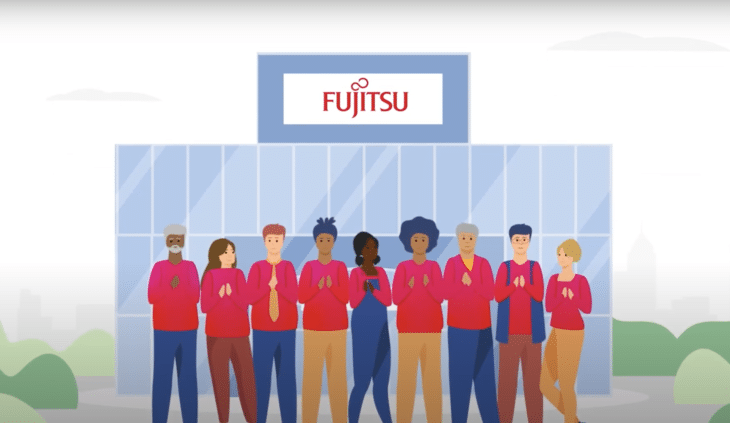 our work: animated video production for fujitsu
