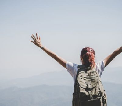 Inspiring promotional video - woman reaching her goal